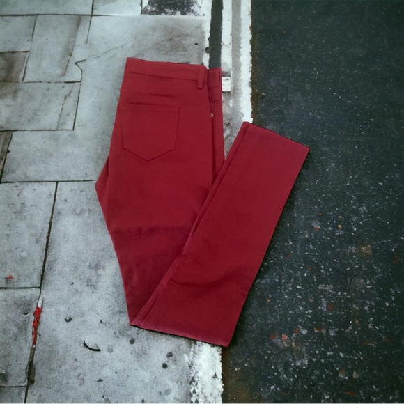 NWT Saint Laurent Paris Red Skinny Jeans Size 30 $595 - Picture 1 of 8